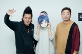 左からミサイルマン岩部、里見U、ダイアン・ユースケ。