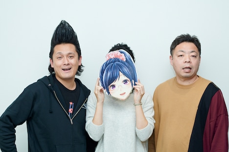 左から岩部彰（ミサイルマン）、里見U、ユースケ（ダイアン）。