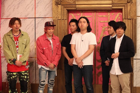 （左から）EXIT、かが屋、宮下草薙。(c)フジテレビ