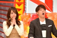 （左から）宇垣美里、陣内智則。(c)フジテレビ