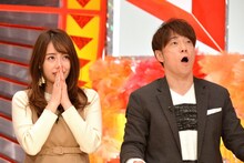 （左から）宇垣美里、陣内智則。(c)フジテレビ