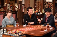 （左から）宇賀神メグ（TBSアナウンサー）、加藤浩次、劇団ひとり。c)TBS