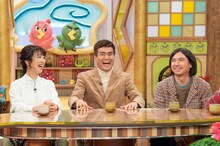 左から川田裕美、石原良純、ふかわりょう。(c)読売テレビ