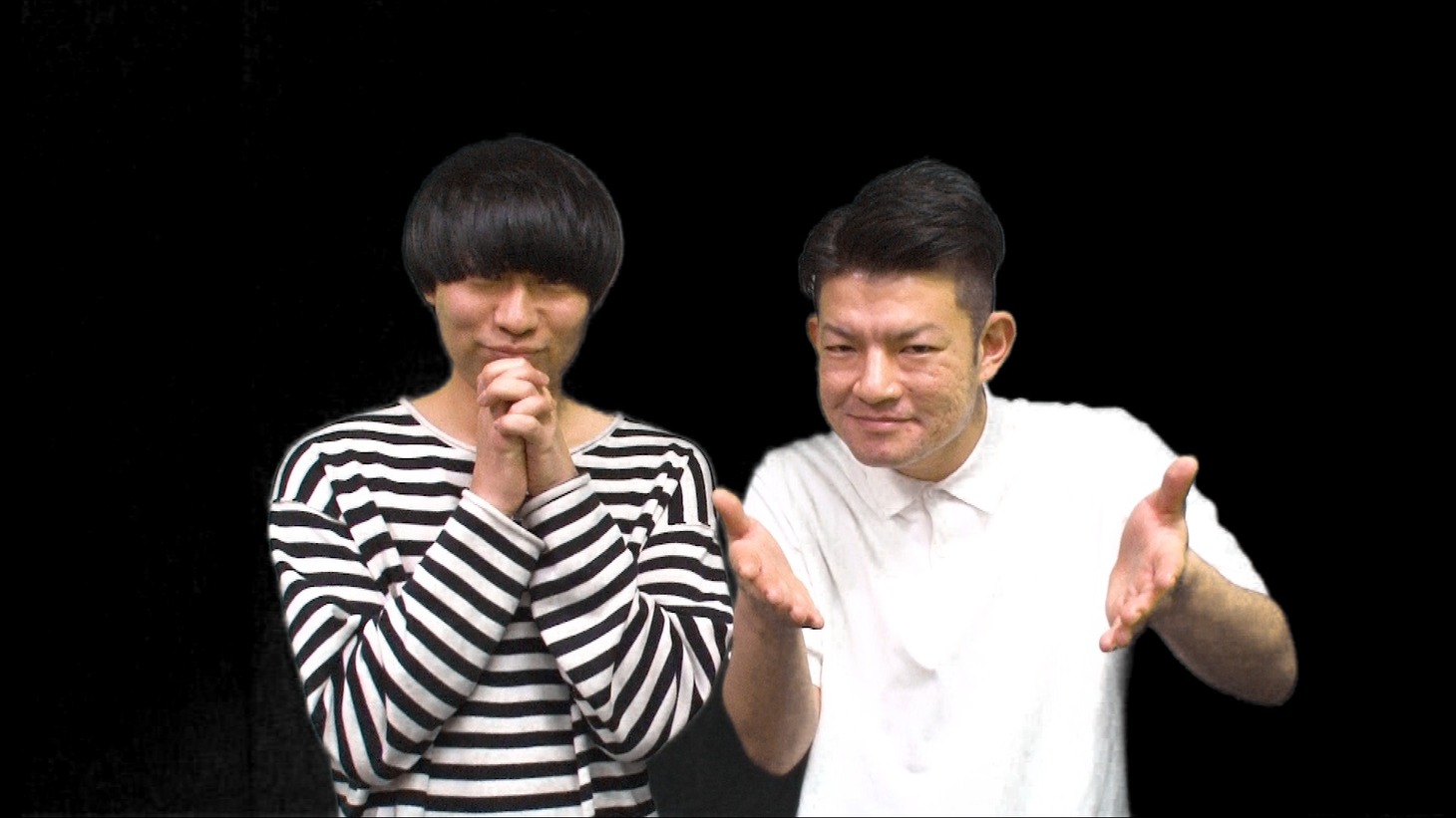 ネコニスズ。右がヤマゲン。(c)テレビ朝日