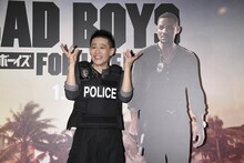 映画「バッドボーイズ フォー・ライフ」のPRイベントにゲスト出演した柳沢慎吾。