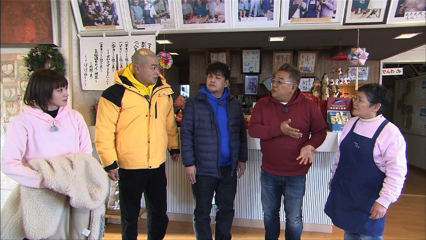 萩本欽一の番組にレギュラー出演していた芸能界の先輩と再会するワンシーン。