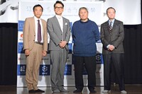 左からナイツ、ビートたけし、高田文夫。