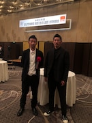 「令和元年度（第74回）文化庁芸術祭」祝賀式に出席したチョップリン。