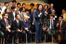 質疑応答中、見取り図・盛山の漫談タイムになる場面があった。