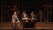 東京03の第21回単独公演「人間味風」のワンシーン。