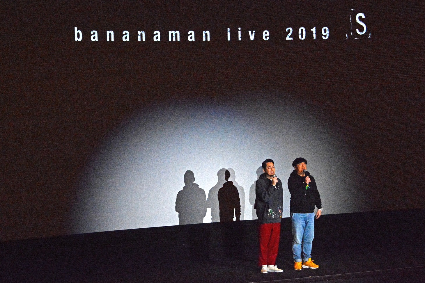 「bananaman live S」発売記念イベントの様子。