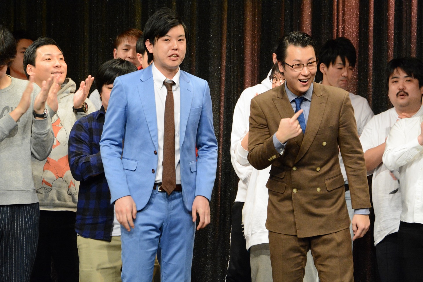 優勝が決定した瞬間のエンペラー。