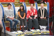 （左から）石井一泰＆孝子夫婦、豊来家大治朗＆露の団姫夫妻。