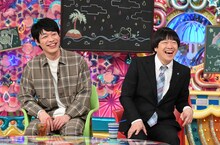 （左から）麒麟・川島、蛍原徹。(c)テレビ朝日