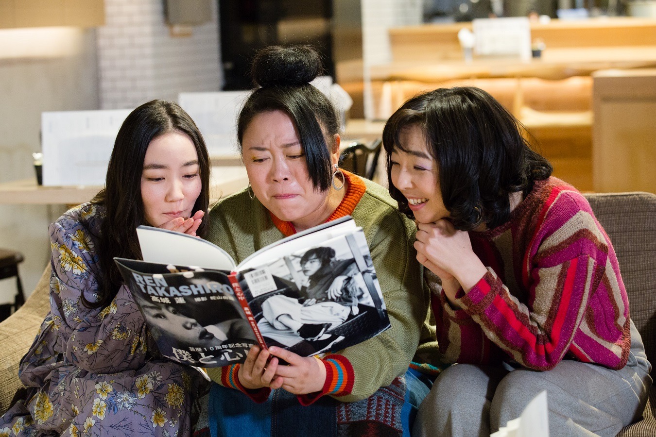 オムニバスドラマ「エ・キ・ス・ト・ラ!!!」第4話に出演する（左から）清水葉月、ニッチェ江上、宮部純子。(c)関西テレビ