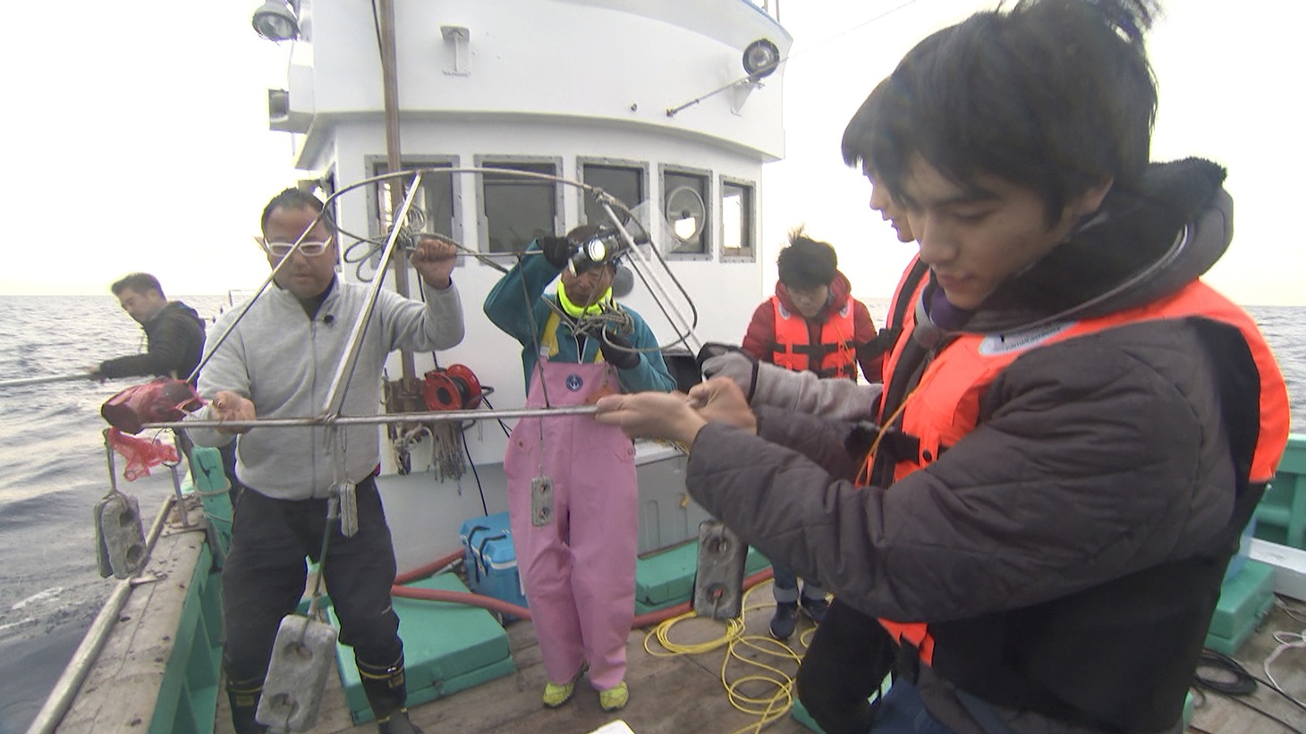 「静岡ありえない海常識」のワンシーン。(c)静岡第一テレビ