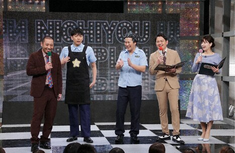 千鳥らとトークするラフレクラン。