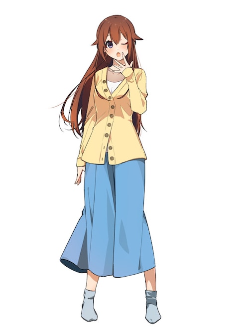 ときのそら演じる四月一日一花。