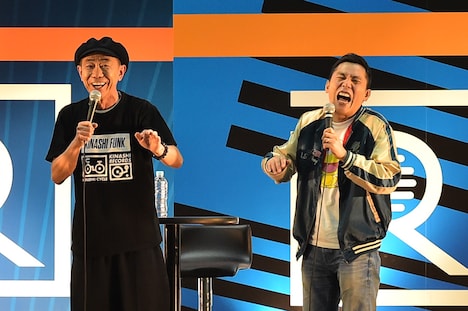 (左から)木梨憲武、爆笑問題・太田。(c)TBSラジオ