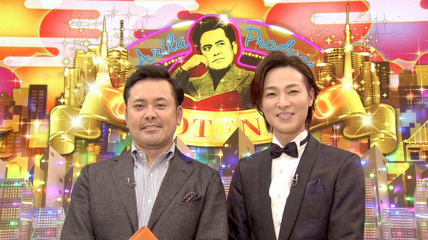 ゲストの山内惠介（右）。