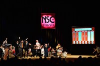 ゴヤ（前列左端）の優勝が決まった瞬間。