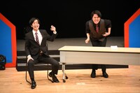 最終決戦でネタを披露するGパンパンダ。