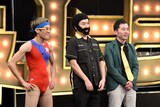 （左から）ムラムラタムラ、桐野安生、スルメ。(c)TBS