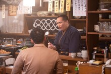 CM撮影中のミルクボーイ。