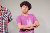 武田鉄矢の50%モノマネを披露する流れ星ちゅうえい。