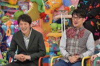 （左から）千原ジュニア、土田晃之。(c)テレビ朝日