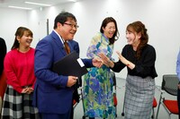 「噛んだら終わり！走れメロス朗読リレー」コーナーのワンシーン。(c)関西テレビ