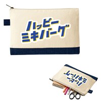 「ハッピーミキバーグ」デニムポーチ