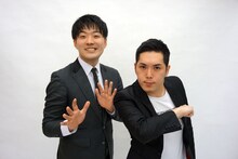 ネイチャーバーガー。左から三浦、笹本。