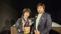 左から水谷千重子、倉たけし。(c)読売テレビ