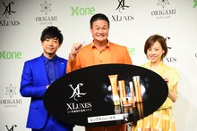 ティモンディと高橋真麻（右）。