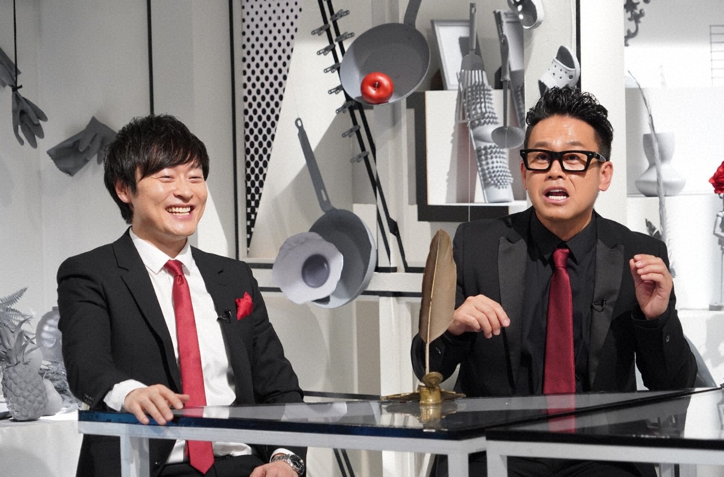 左から和牛・川西、宮川大輔。(c)日本テレビ