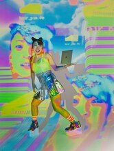 フワちゃん（撮影：ｔAiki）(c) 宝島社