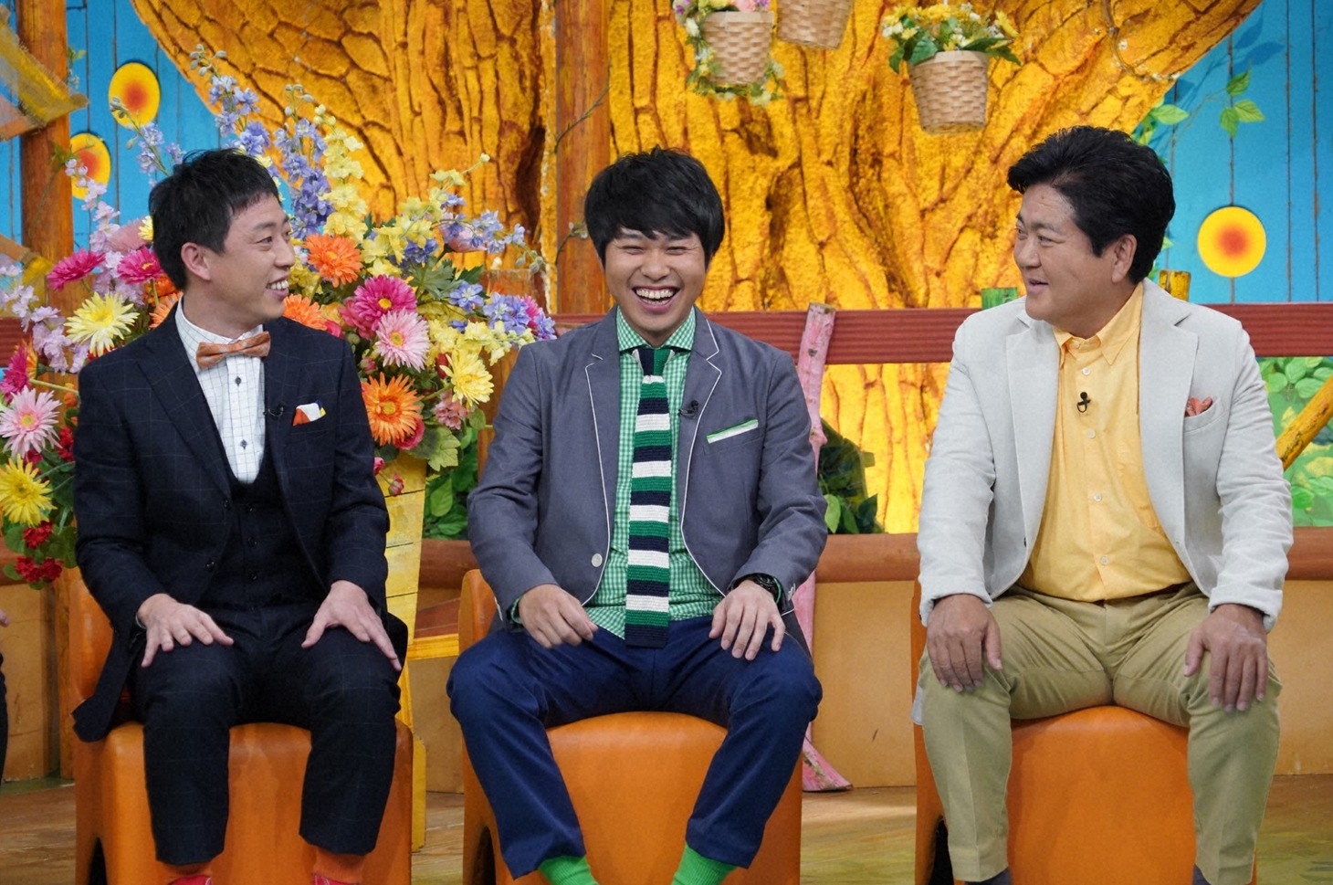 左からさらば青春の光、堀尾正明。(c)日本テレビ