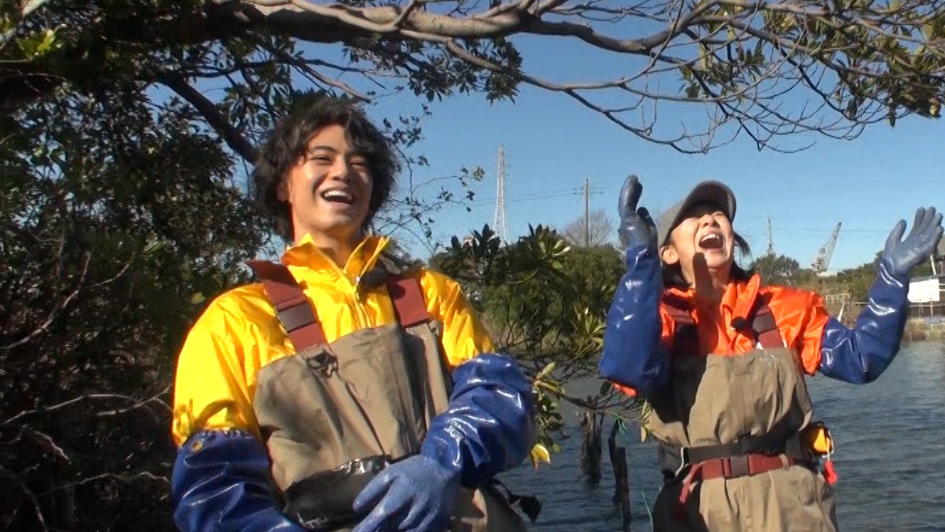（左から）高橋海人、片平なぎさ。(c)フジテレビ
