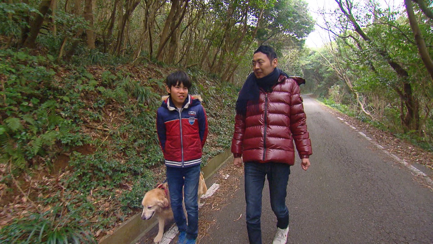 アンガールズ田中の相席旅の様子。(c)ABCテレビ
