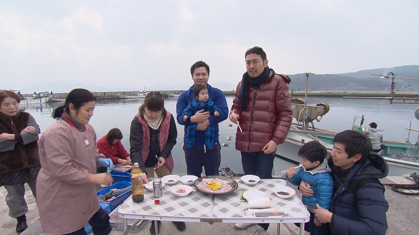 アンガールズ田中の相席旅の様子。(c)ABCテレビ