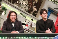 「全力！脱力タイムズ」に出演する（左から）ロッチ中岡、中川大志。(c)フジテレビ