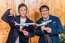 （左から）ココリコ遠藤、カンニング竹山。(c)ABCテレビ