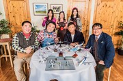 「ザキ山小屋」の出演者たち。(c)ABCテレビ