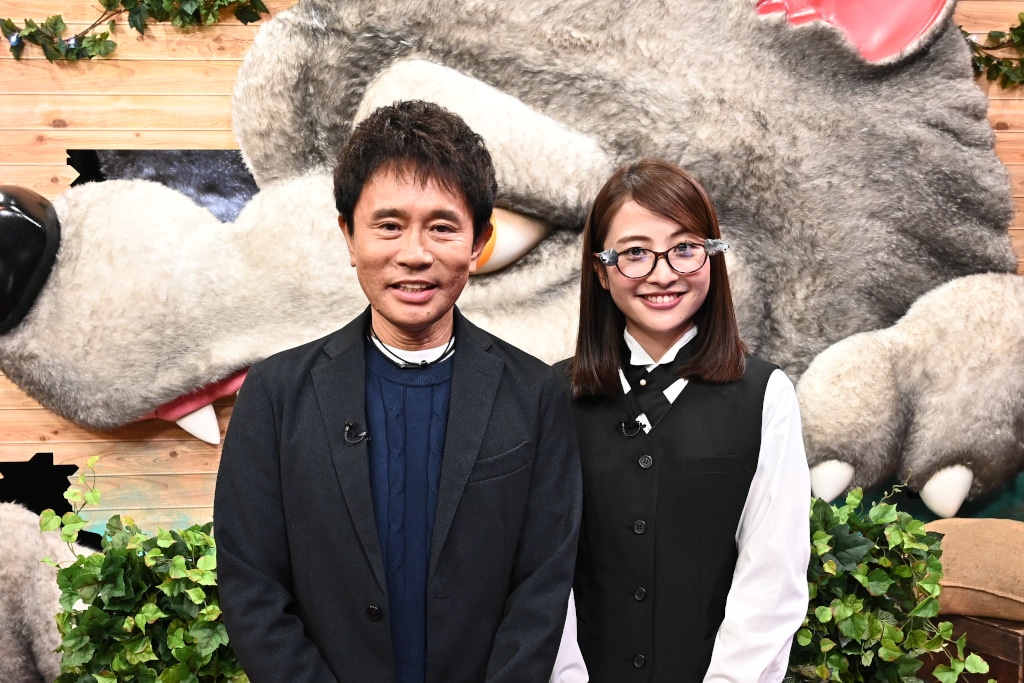 （左から）浜田雅功、日比麻音子アナ。(c)TBS