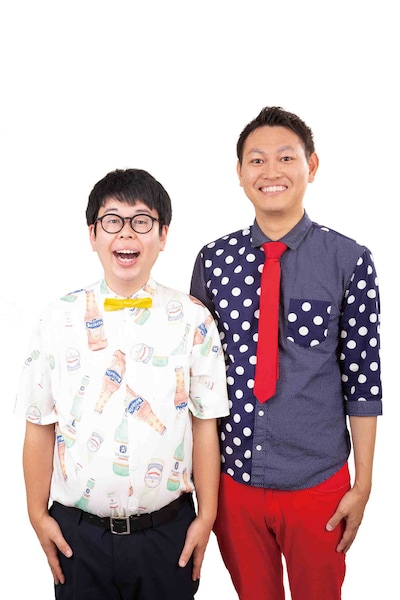 やらまいかカンパニー。左が大福、右がおちゃ丸。