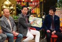 （左から）山本浩之、東野幸治、メッセンジャー黒田。(c)関西テレビ
