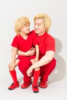 メイプル超合金カズレーザーとチビレーザー。