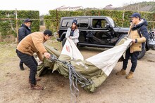 「おぎやはぎのハピキャン ～キャンプはじめてみました～」の「とろサーモン村田流 キャンプツーリング」より。