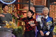 左からダウンタウン浜田、久本雅美、勇翔。(c)読売テレビ